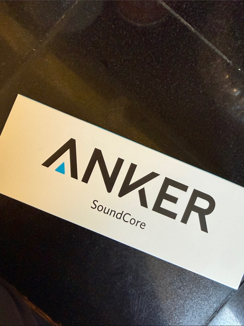 Anker SoundCore Speaker - White with Blue Logo Accent